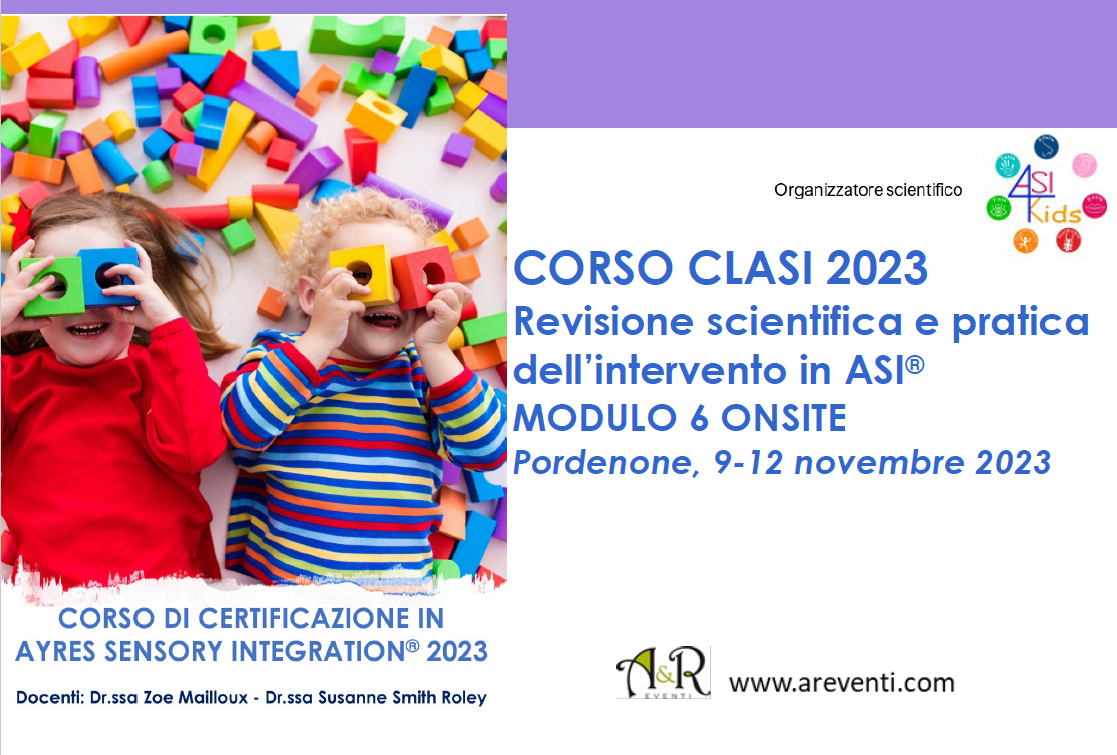 Course Image Corso CLASI 2023 M6 "Revisione scientifica e pratica dell’intervento in ASI®"